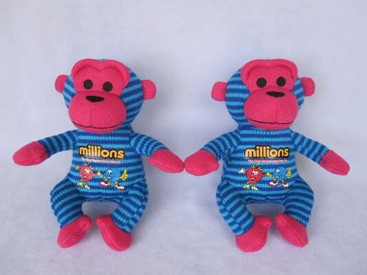 9inch Lovely Knitted Monkey Stuffed Animal Plush Toy For Promotion Gifts​​