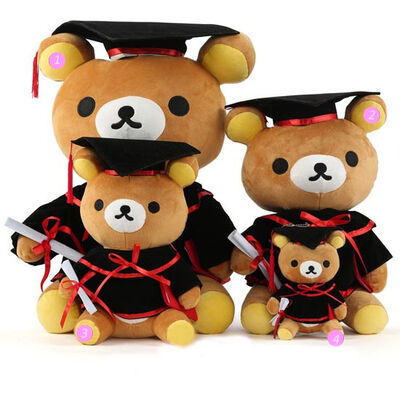 18 Inch Doctor Graduation Teddy Bear Stuffed Soft Plush Toys For Collection Celebration