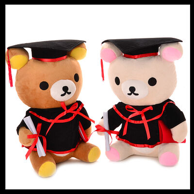 Doctor Graduation Plush Teddy Bear For Graduation Celebration 30cm