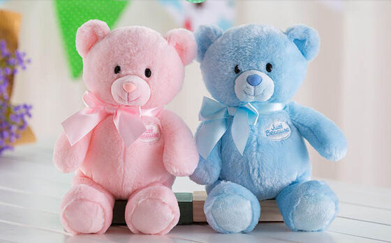 Lovely 12 Inch Blue Teddy Bear Stuffed Soft Plush Toys For Promotion Gifts