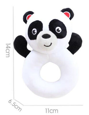 Cute Baby Animal Head Rattle Plush toys 14cm