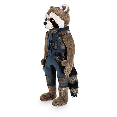 Black Lovely Original Disney Plush Toys Rocket Raccoon cartoon 40cm