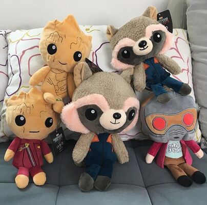 8 inch Guardians of the Galaxy Cartoon Plush Toys  For Crane Vending Toy Machine