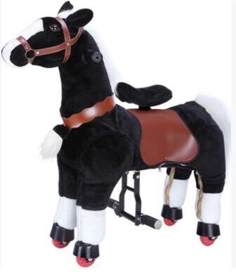 Amusement Park Equipment Mechanical Pony Kid Ride On Walking Animal Rocking Horses