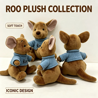 प्यारा नरम सामग्री डिज्नी प्लश खिलौने Winnie पूह रू