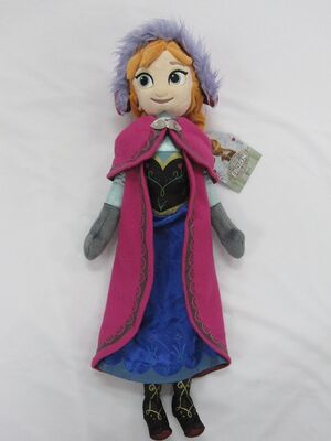 20 inch Purple Frozen Ana And Elsa Disney Plush Toys Soft Cartoon Stuffed Doll