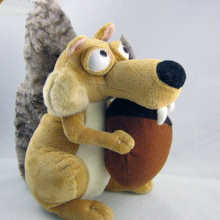 Ice Age Stuffed Animals Cartoon Plush Toys For Collection , Brown