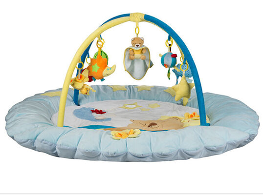 Pink Baby Play Gym and Mat , Baby Growing Baby Musical Play Gym