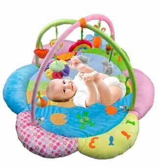 Custom Made Lovely Flower Baby Play Gyms Playmat And Gym For Babies