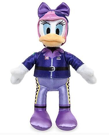 12 Inch Disney Roadster Racers Cars Daisy Duck Stuffed Animal For 3+ Childrens