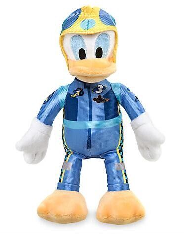 Lovely PP Cotton / Short Disney Plush Toys , Disney Roadster Racers Cars Donald Duck Stuffed Toys