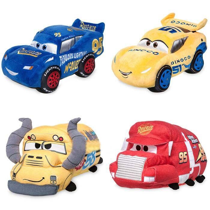 Plush Disney Roadster Racers Cars Toys 3 Cruz Ramirez / Lightning McQueen / Cars 3